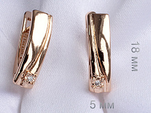 фото Серьги  fallon - (артикул - 18e01744-FF8357)